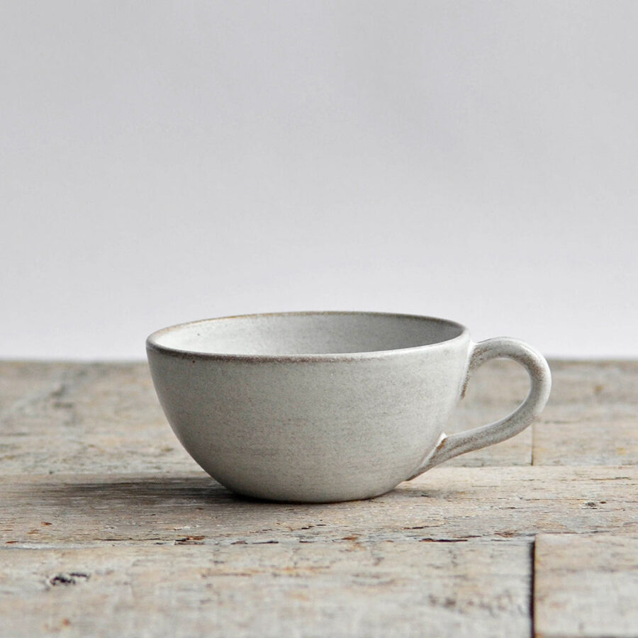 Handmade Cappuccino Cup - Snow White