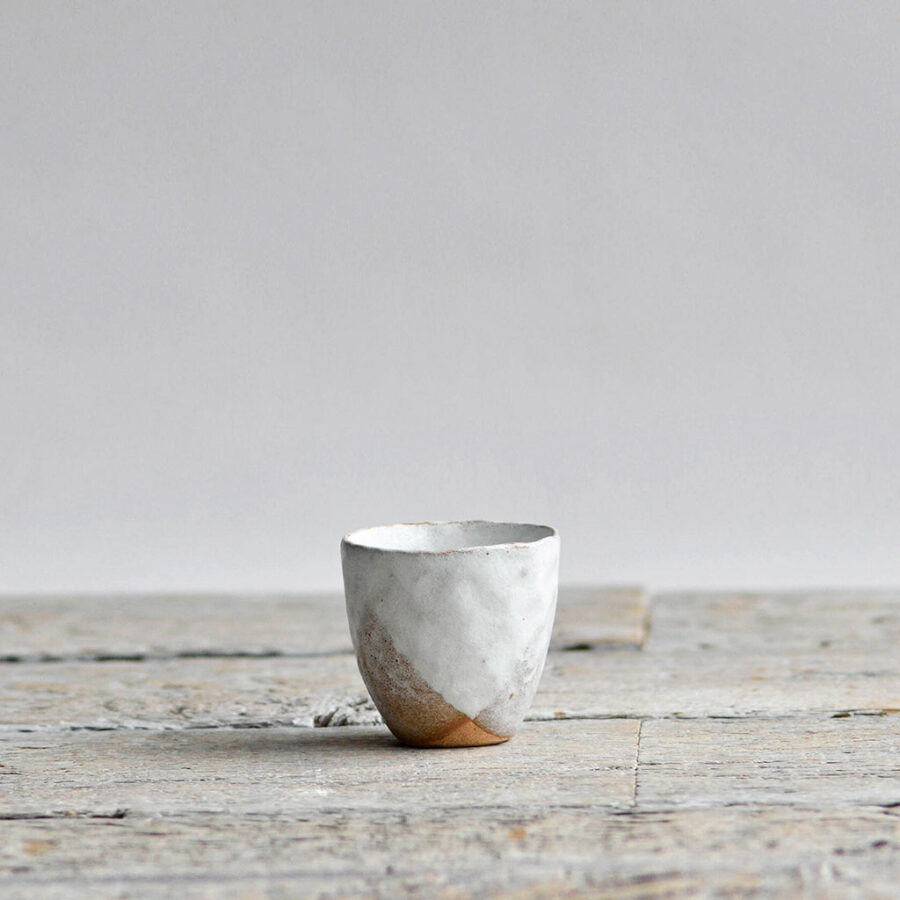 Japanese-Style Sake Espresso Cup - Snow White